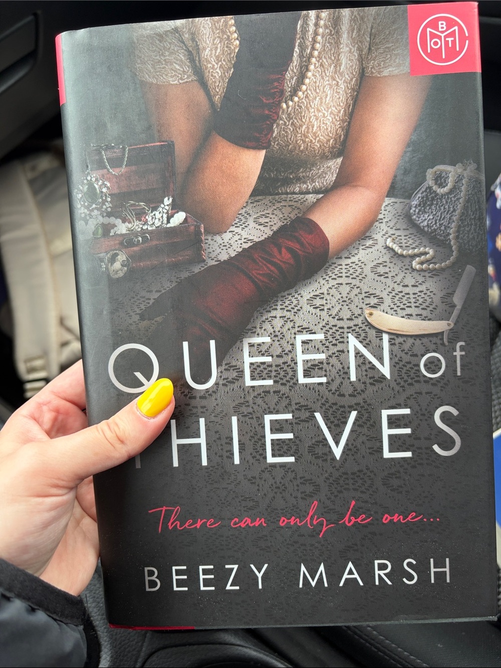Queen of Thieves by Beezy Marsh - Hardcover Book with Yellow Accent